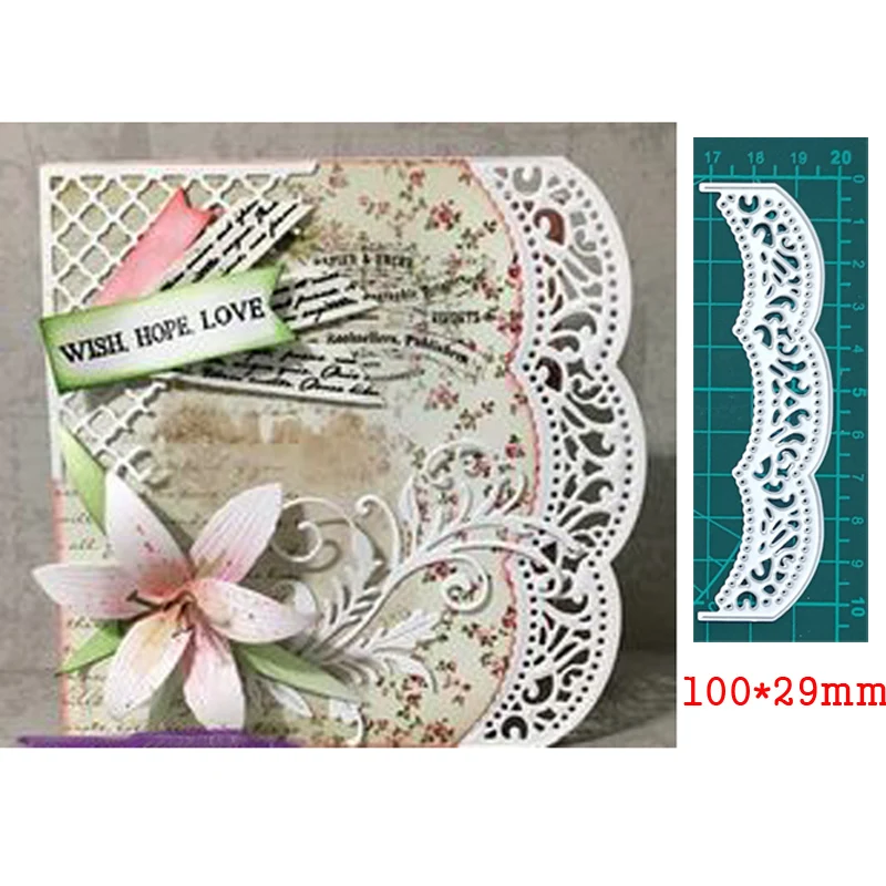 

Металлические высечки с гравировкой полосы ремесла штампы режущий шаблон diy открытки для скрапбукинга резак штамп трафарет тиснение штамп ...