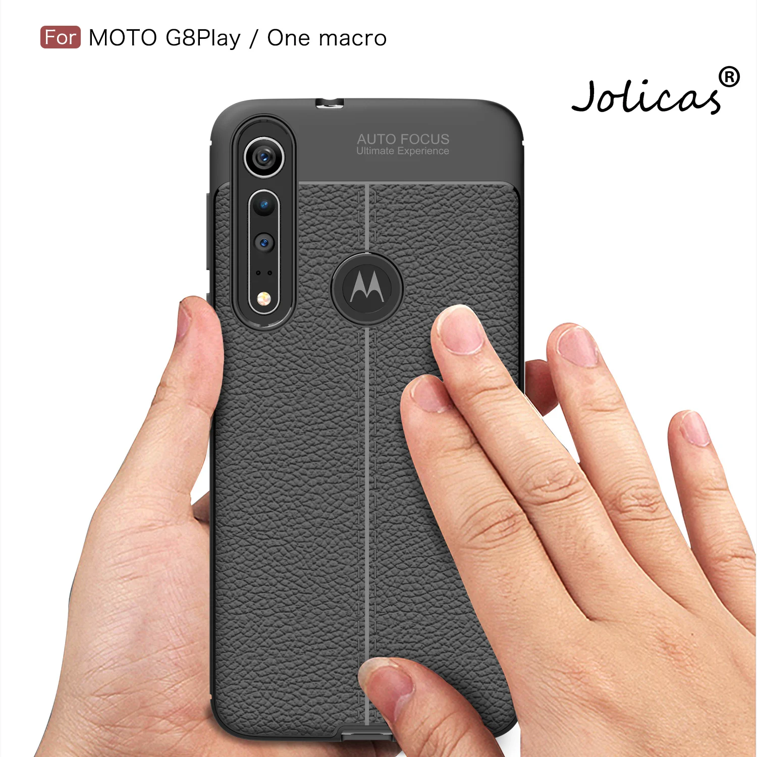 Чехол-накладка для Motorola Moto ONE из мягкого ТПУ черный | Мобильные телефоны и