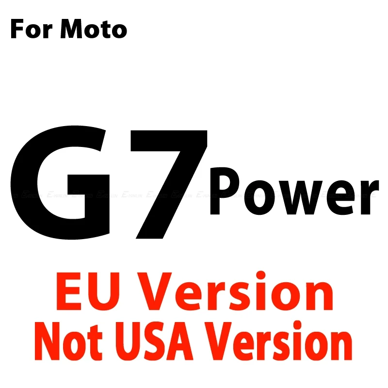 5D изогнутое полное покрытие из закаленного стекла для Motorola Moto One Vision Action E5 G7 power G6 G5S G5 Plus Play Защитная пленка для экрана - Цвет: For Moto G7 Power EU