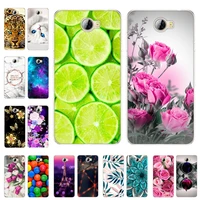 Case For Huawei Y5II Case For Huawei Honor Silicon Cover Flower Cartoon TPU Case For Honor LYO-L21 CUN-U29 Coque