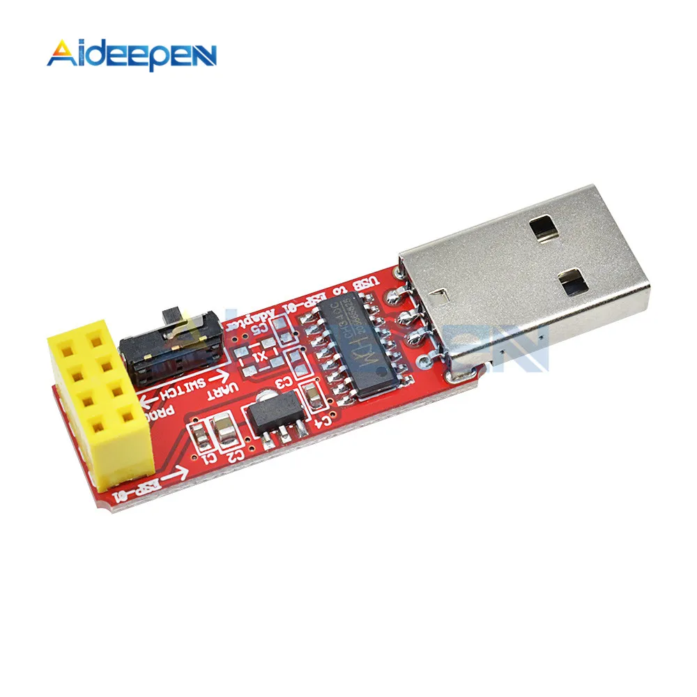 

USB to ESP8266 ESP-01 ESP-01S Wi-Fi Adapter Module With CH340G Driver Integrated Circuits Wireless Wifi Module for Arduino