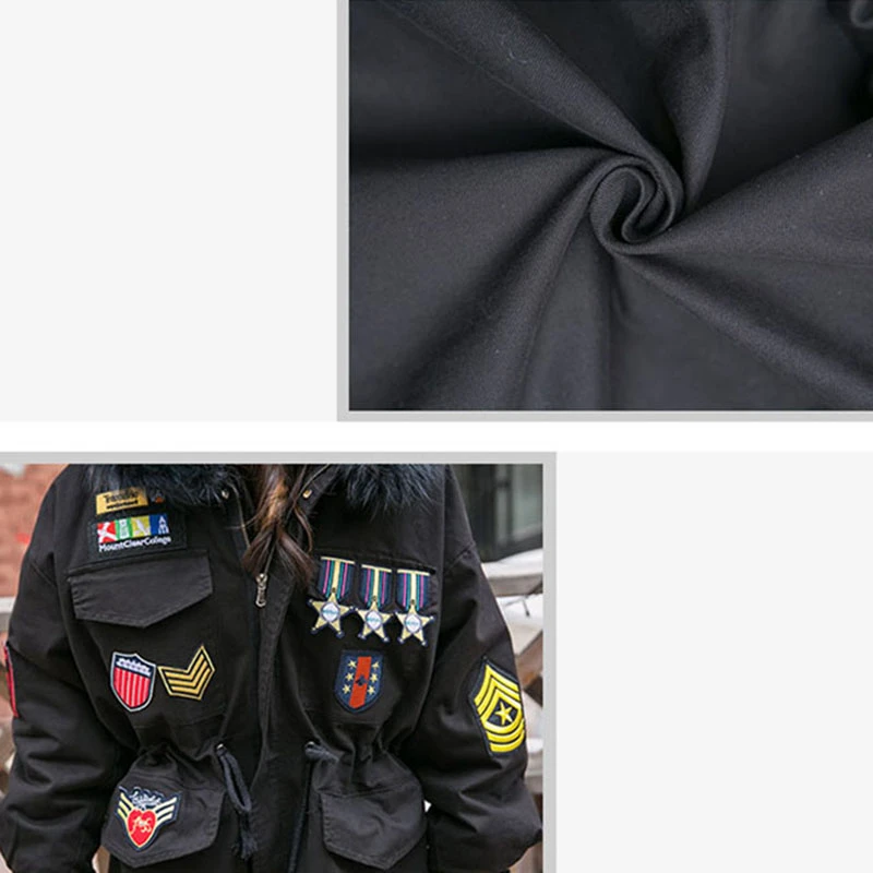 Новинка 2020 черное свободное Женское зимнее теплое плотное пальто женская куртка