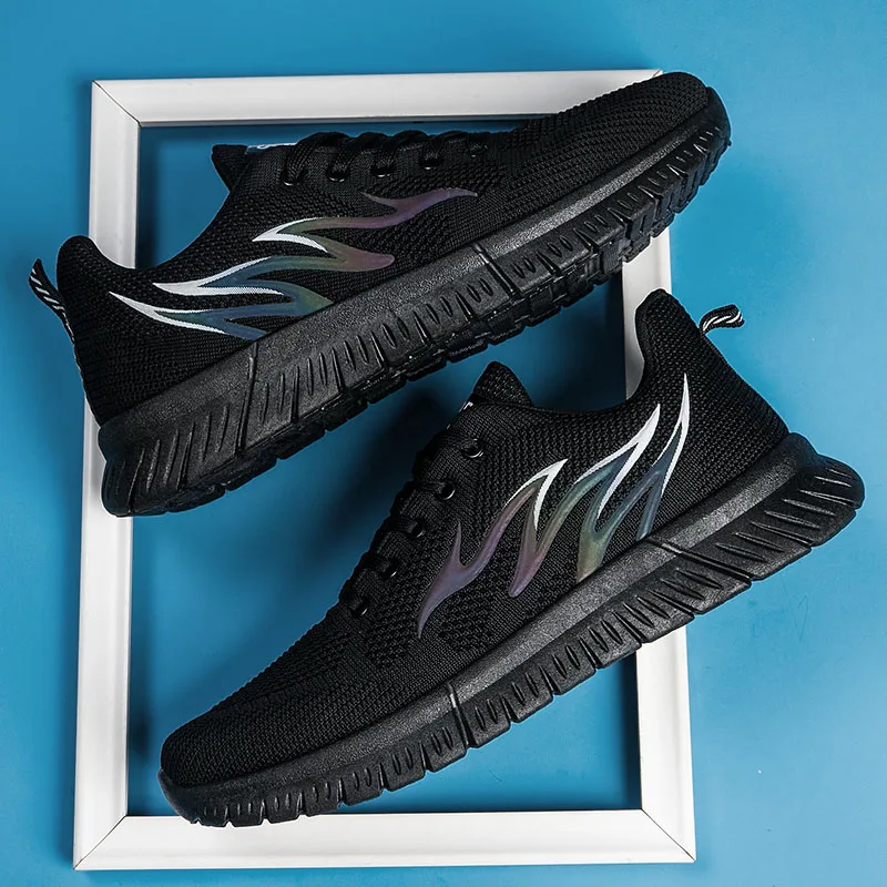 

Summer Flame graphics mens shoes casual men sneakers running shoes 2021 Men's sneakers non-leather casual shoes Size 39-44