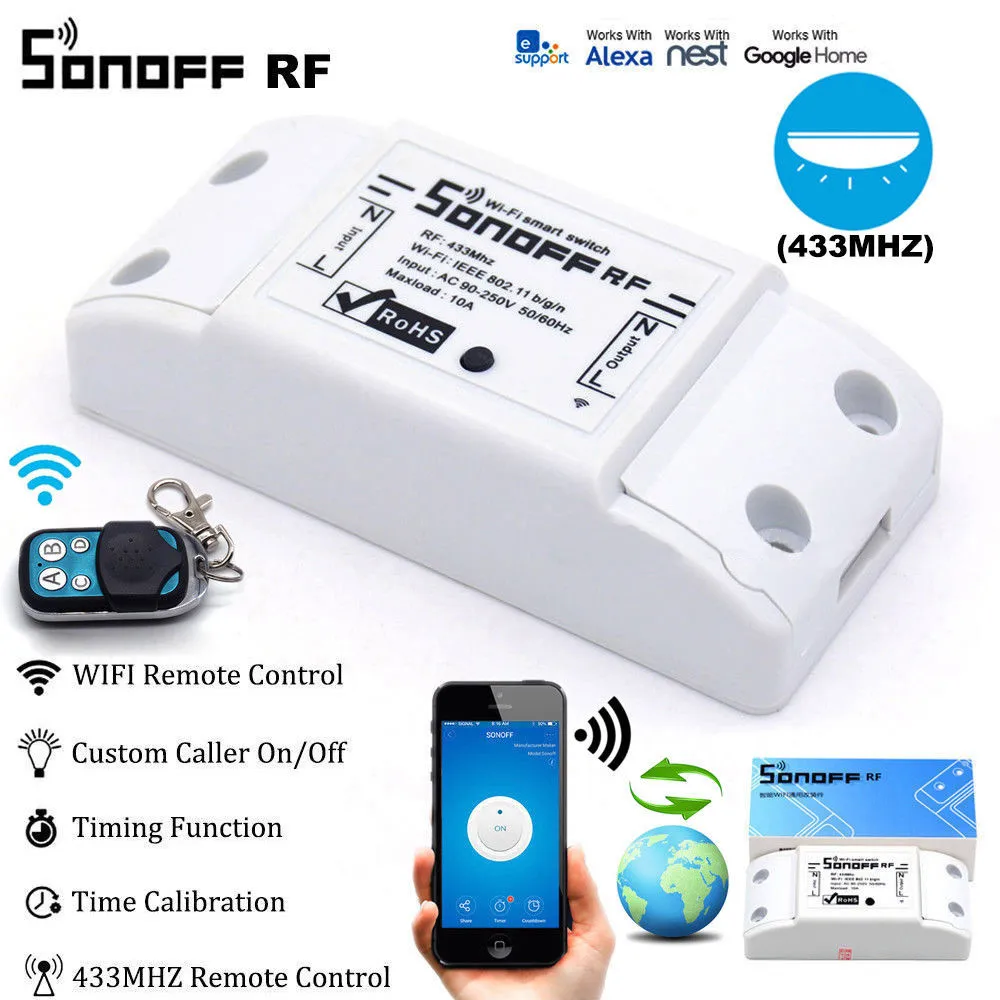 Sonoff RF умный дом WiFi беспроводной коммутационный модуль для Apple Android APP control R|Модули