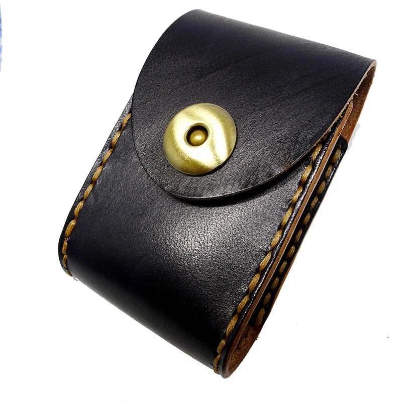 Кожаный складной чехол blongk для очков на ремне ручной работы Портативный Складной