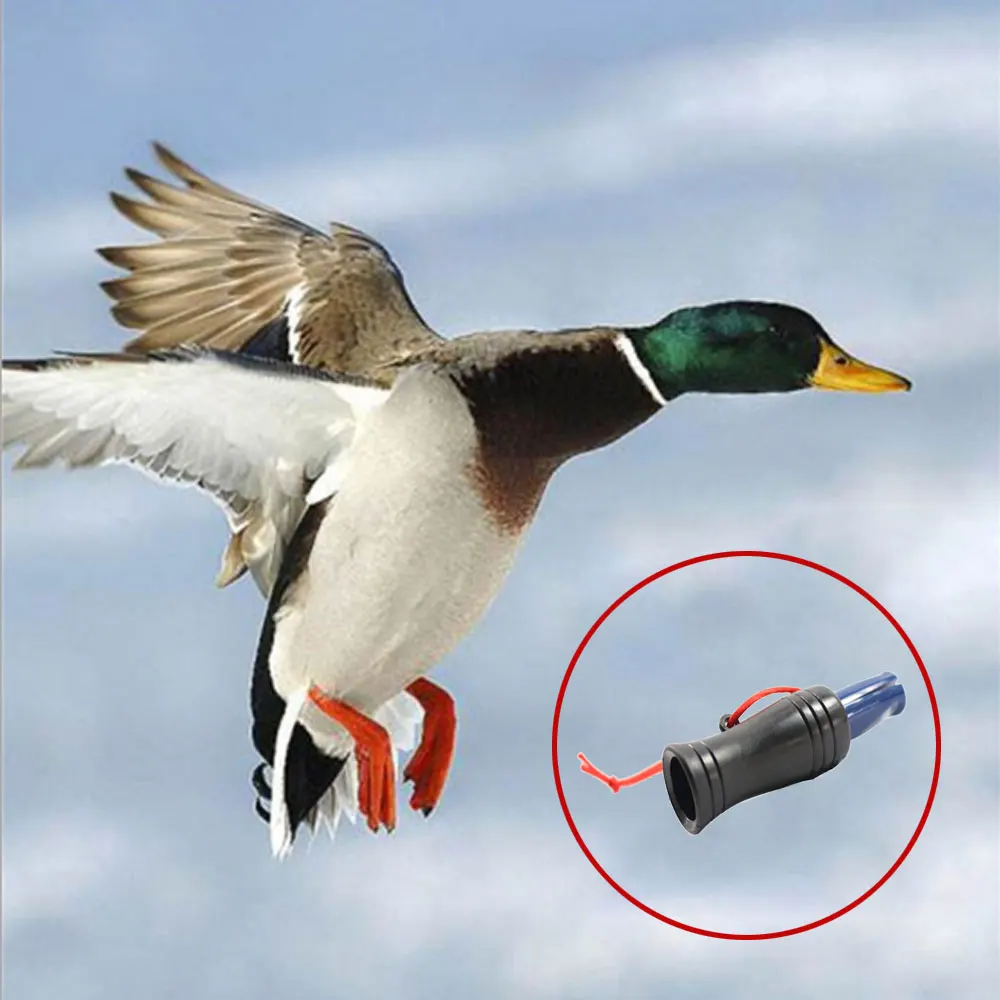 Outdoor Hunting Whistle PVC Duck Pheasant Mallard Wild Bird Goose Caller Voice Hunting Decoys Hunter Hunting Accessory Equipment