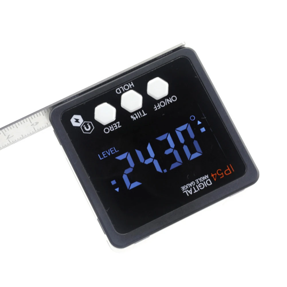 

Woodworking Portable Level Tool Angle Finder Digital Inclinometer Electronic Practical Waterproof Carpenter Mini Measuring Gauge