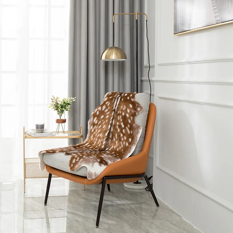 Коврик из искусственной кожи OMIG Sika нескользящий ковер для пола с имитацией оленя