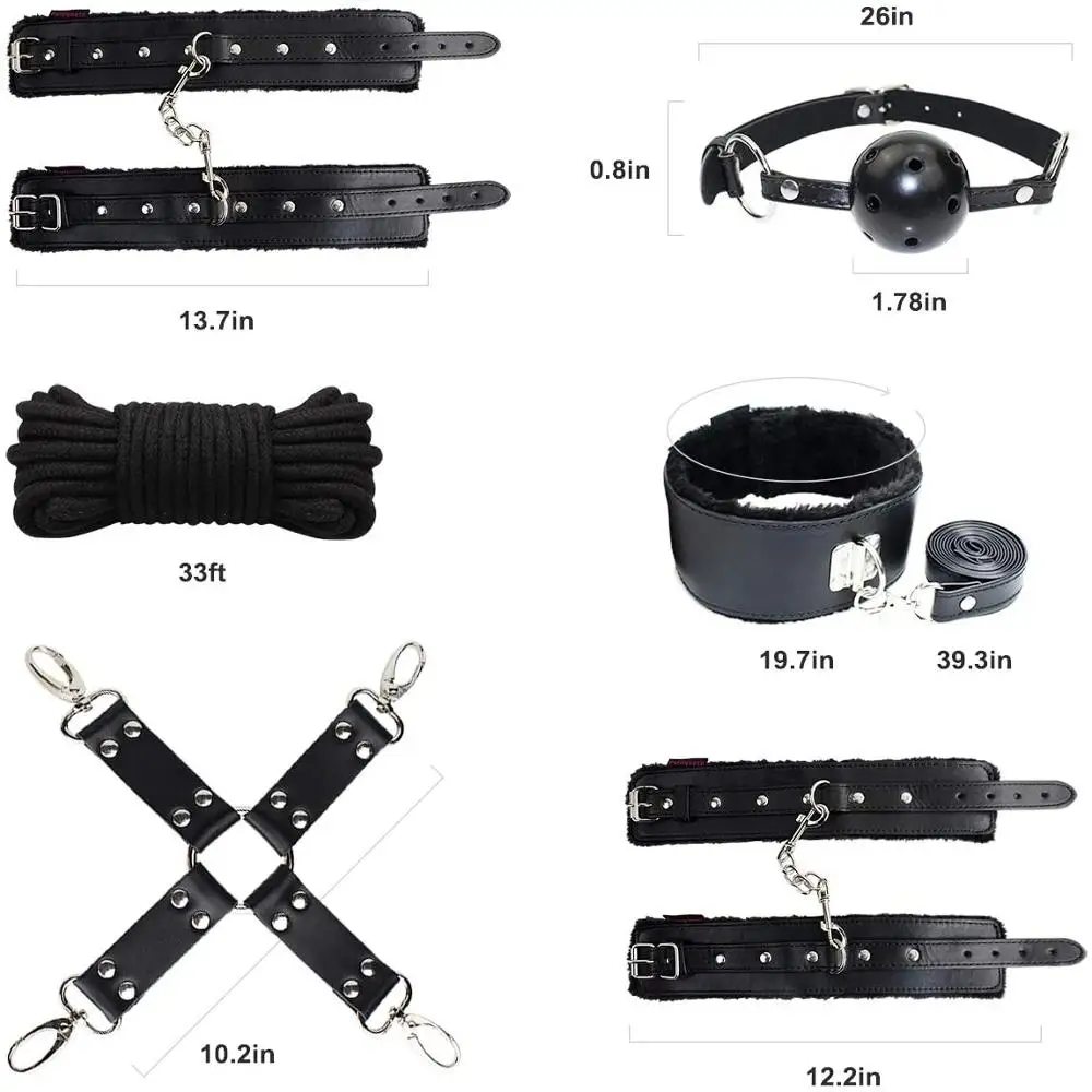 10 шт. интимные игрушки для женщин БДСМ эротический Набор бондажа товары взрослых