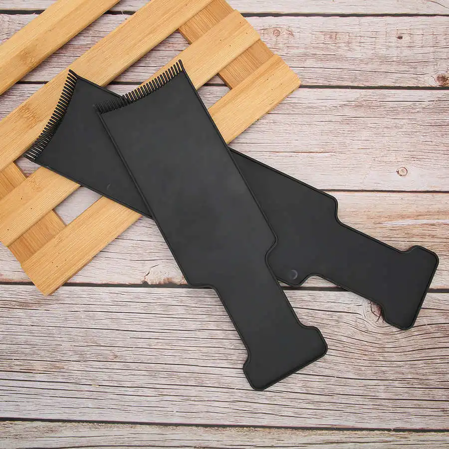 

2Pcs Hair Dye Color Board DIY Hairdressing Hair Coloring Board Hair Applicator Brush Dispensing Salon Hair Styling Tool