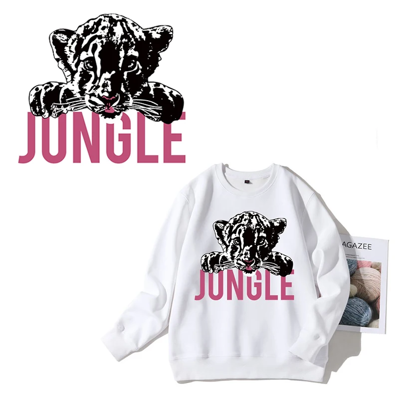 Для переноса утюгом заплатки в виде животных для одежды термо наклейка на одежда