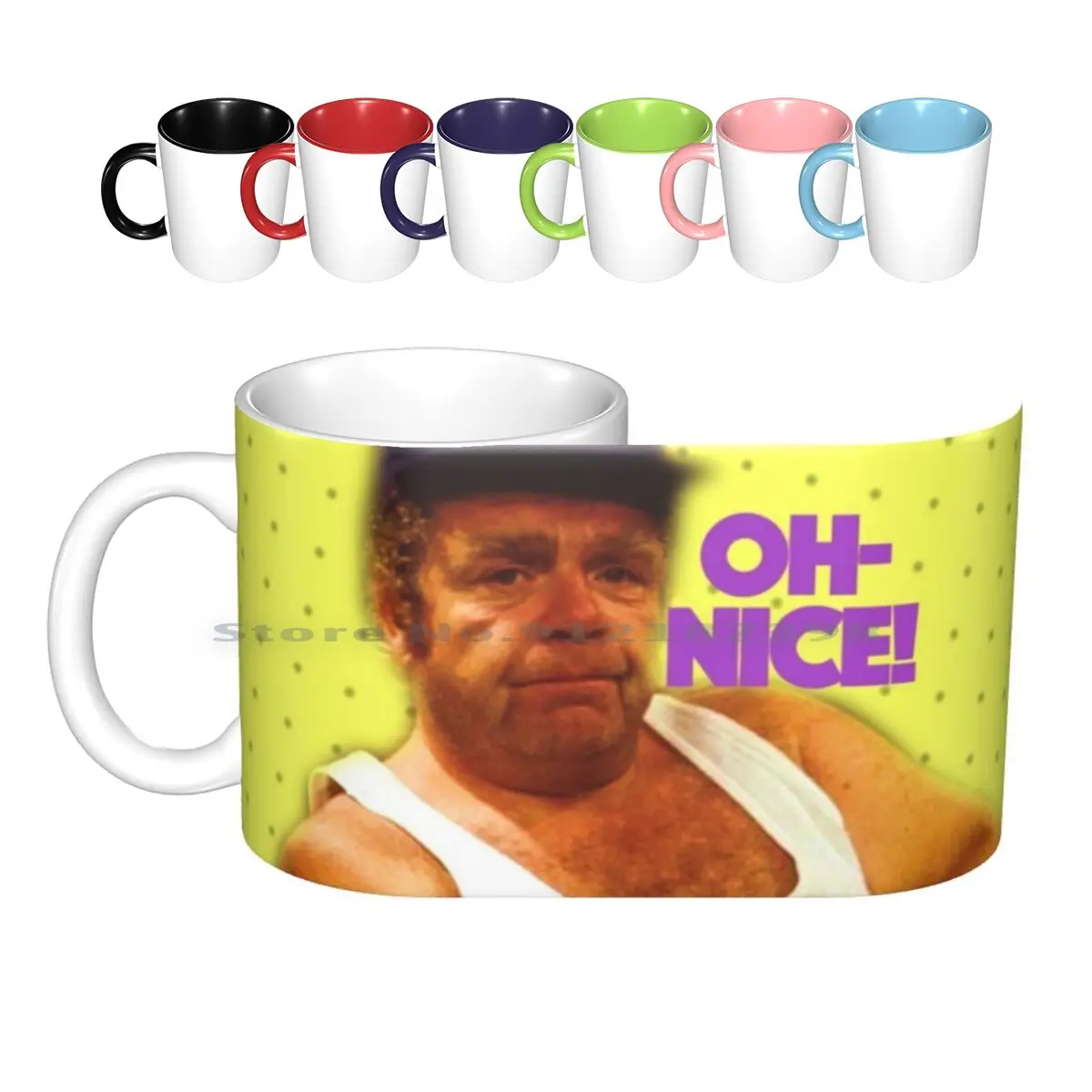 

Керамические кружки Onslow, кофейные чашки, кружка для молока, чая, кружка с ракушками, Забавный букет, ведро, британский английский Brit, сохраня...