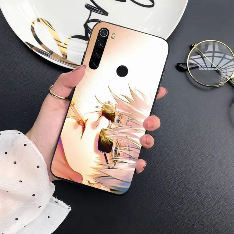 

Jujutsu Kaisen Anime Gojo Satoru Phone Case For Xiaomi Redmi 7 8 9t a3Pro 9se k20 mi8 max3 lite 9 note 9s 10 pro