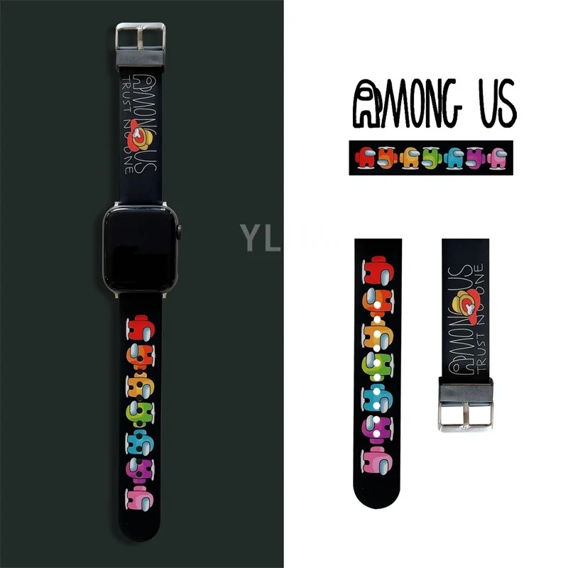 Ремешок игровой из США для IWatch Apple Watch 38 40 42 44 мм Series 2 3 4 5 6 спортивный браслет HUAWEI