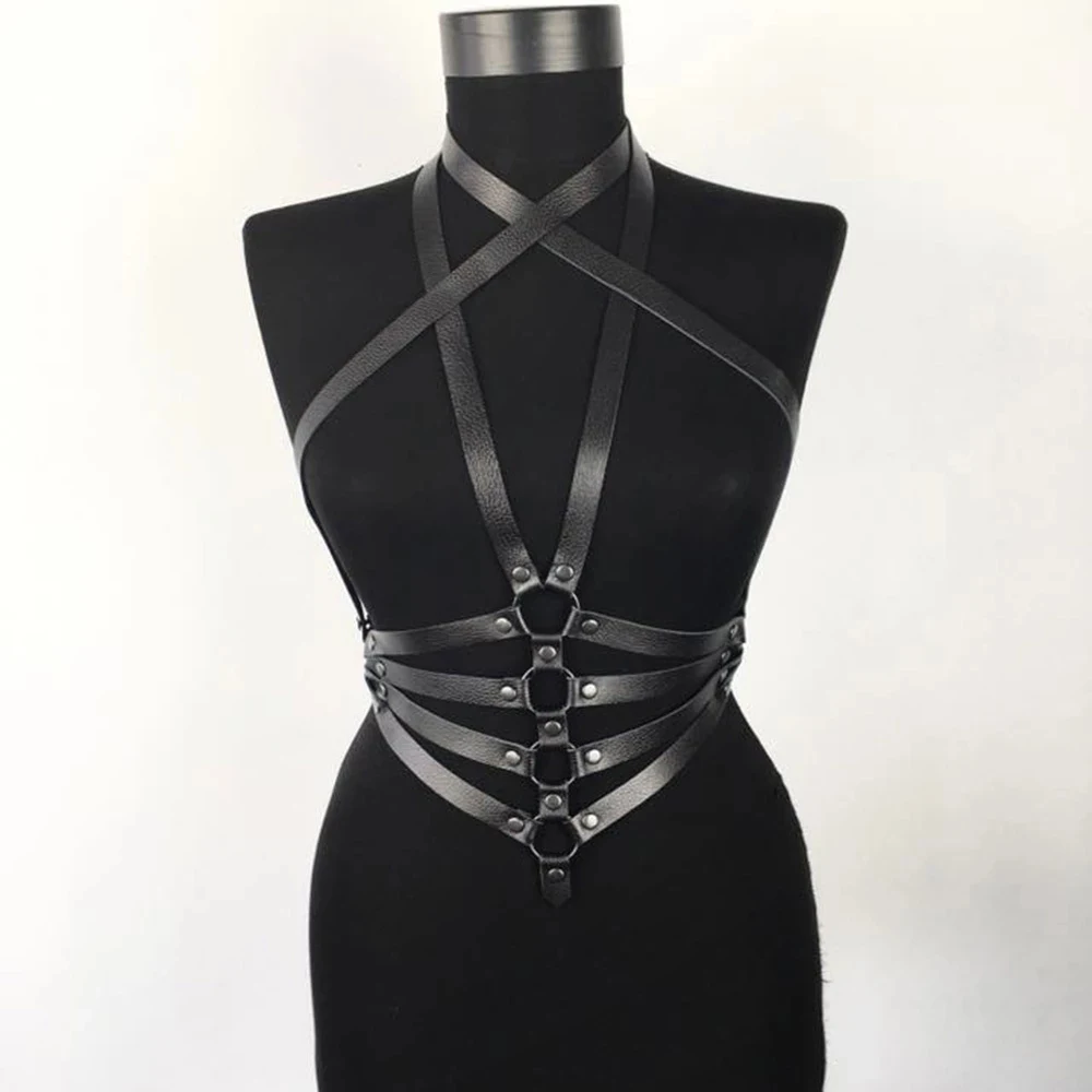 Сексуальный корсет нижнее белье пояс в стиле панк бондаж бюстгальтер тело фетиш