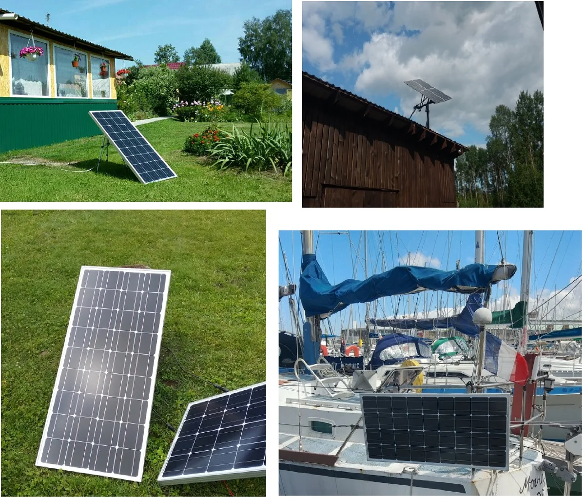 Монокристаллическая солнечная панель 100 Вт 18В 12В солнечное зарядное устройство с