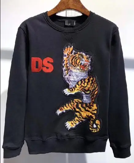 DSENQI новые DSQ толстовки с принтом унисекс повседневные толстовки DS304 - Цвет: Черный