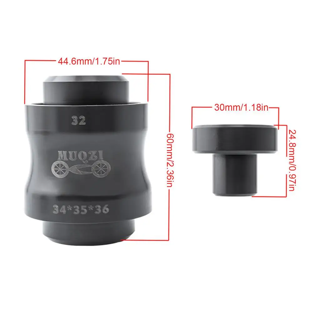 Bike Dust Seal Install Tool Steel Oil Sealing Gadget Suitable For Front Metal Cuttings Inner Tube Outer Diameter Of 32 | Спорт и