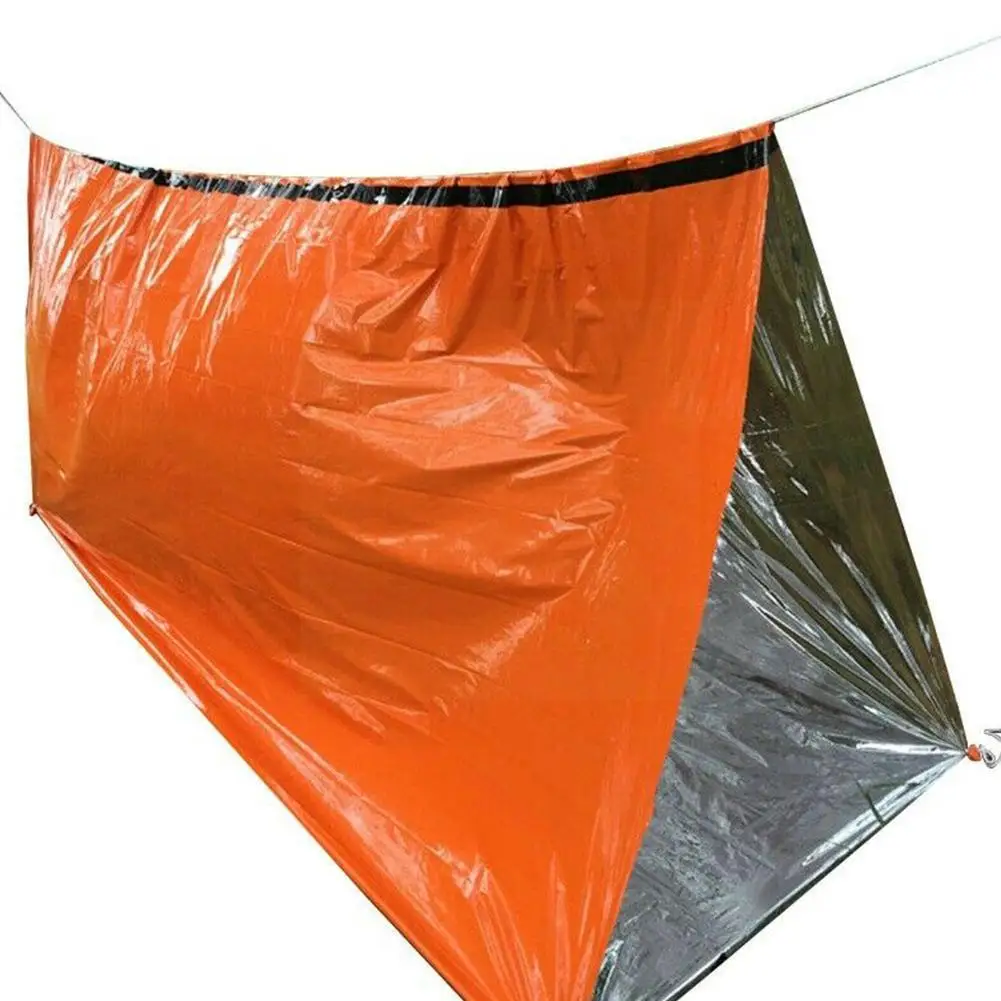 

Compact Sack Emergency Survival Sleeping Bag Portable Mylar Thermal Waterproof Bags Blanket Sleeping Reusable Survival M5n1