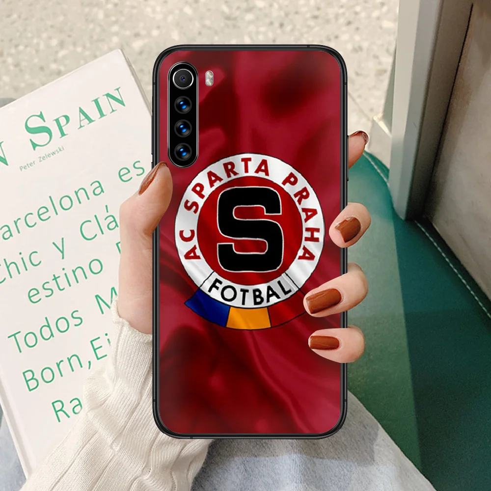

SPARTA PRAHA football Phone case For Xiaomi Redmi Note 7 8 8T 9 9S 4X 7 7A 9A K30 Pro Ultra black bumper painting waterproof tpu