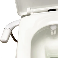 ecofresh bidet attachment ultra slim toilet seat attachment dual nozzle bidet adjustable water pressure non electric ass sprayer