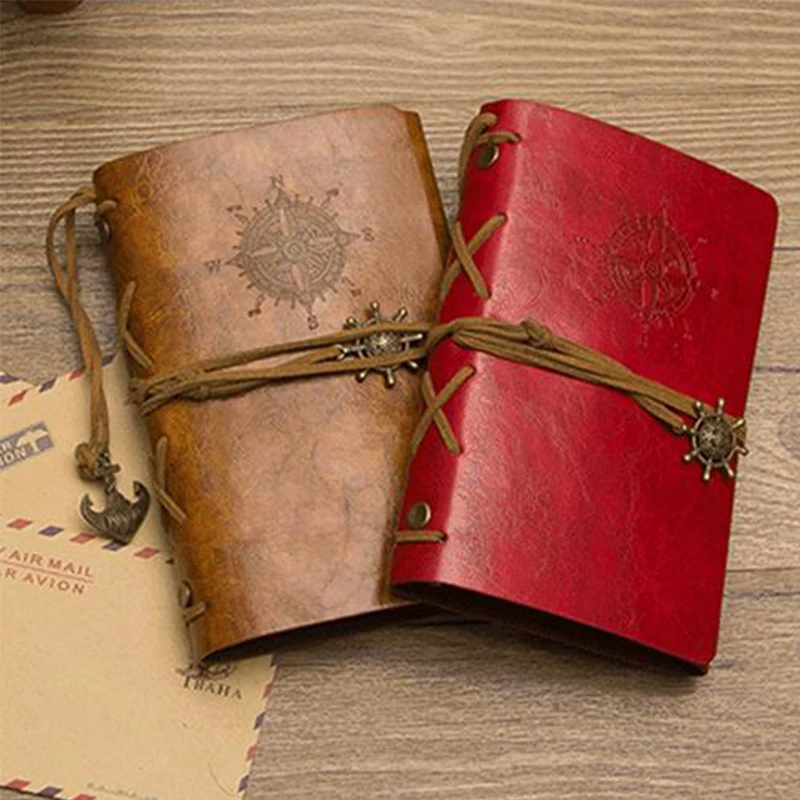 Ретро An chor Обложка из искусственной кожи записная книжка Журнал Дневник пустой