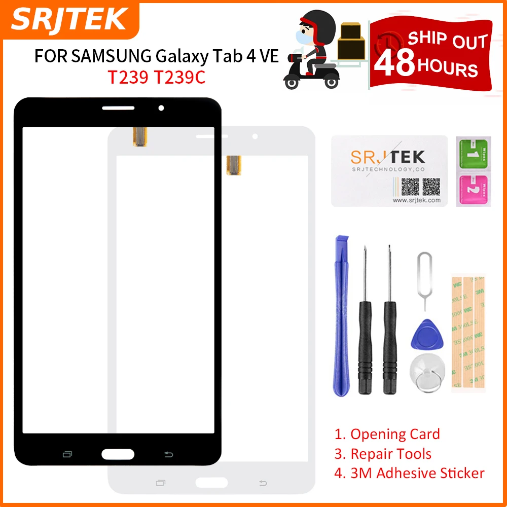 SRJTEK 7 ''для Samsung Galaxy Tab 4 VE SM T239 T239C T2397 сенсорный экран дигитайзер Сенсорная
