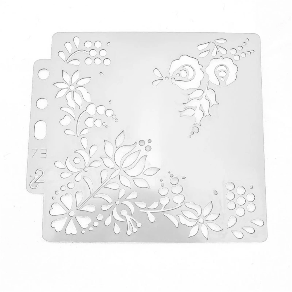 Художественный дизайн B Многослойные трафареты живопись Скрапбукинг раскраска