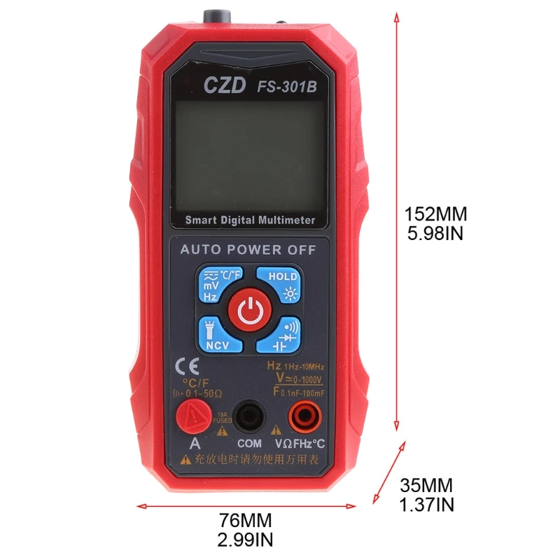 Многофункциональный цифровой умный мультиметр NCV Бесконтактный фотометр |