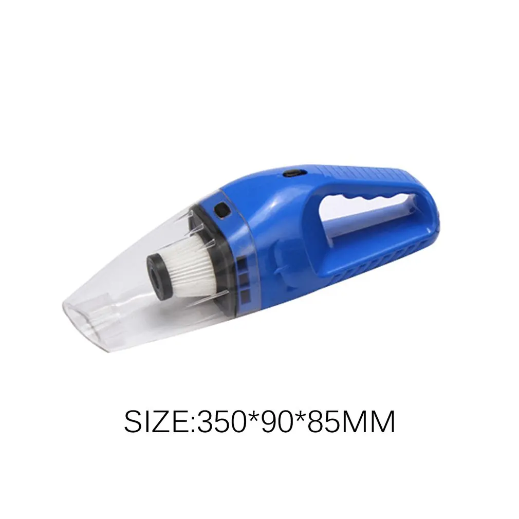 

Portable Mini 12V 120W Power Wet and Dry Dual-use Super Suction Handheld Car Vacuum Cleaner Detachable HEPA Filter