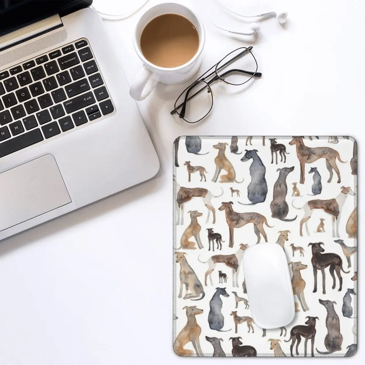 Коврик для мыши Greyhounds Wippets And Lurcher Dogs коврик Galgo игровой новинка водонепроницаемый