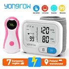 Yongrow Автоматический цифровой монитор артериального давления на запястье, портативный детский монитор сердечного ритма с наушниками для беременных