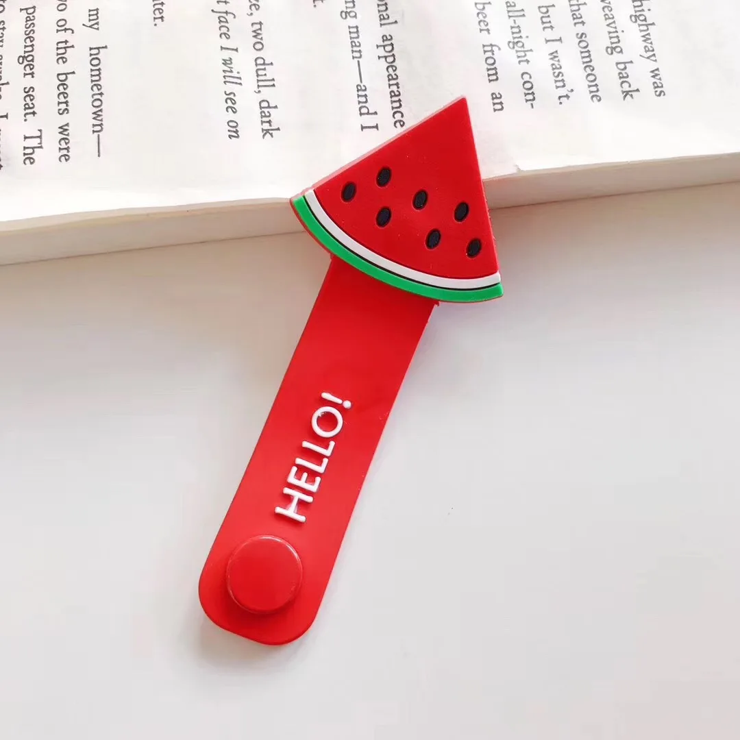 3D fashion cartoon fruit earphone cable storage tie for Apples millet Samsung Huawei various headset cables easy to carry |