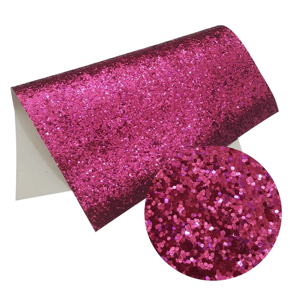 rose red 22*30 см простыни из искусственной кожи, плотная блестящая ткань, блестящая золотая А4, синтетическая искусственная бант для волос, ткань, аксессуары для DIY, синтетическая кожа - Цвет: rose red