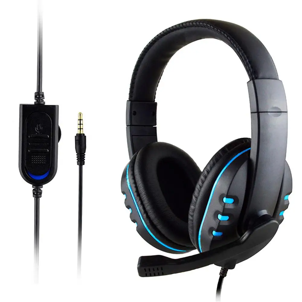 

Headphones Gaming Headset Voice Control Wired Hi-fi Sound Quality For Black With Microphone Wired Gaming Headset Headphones
