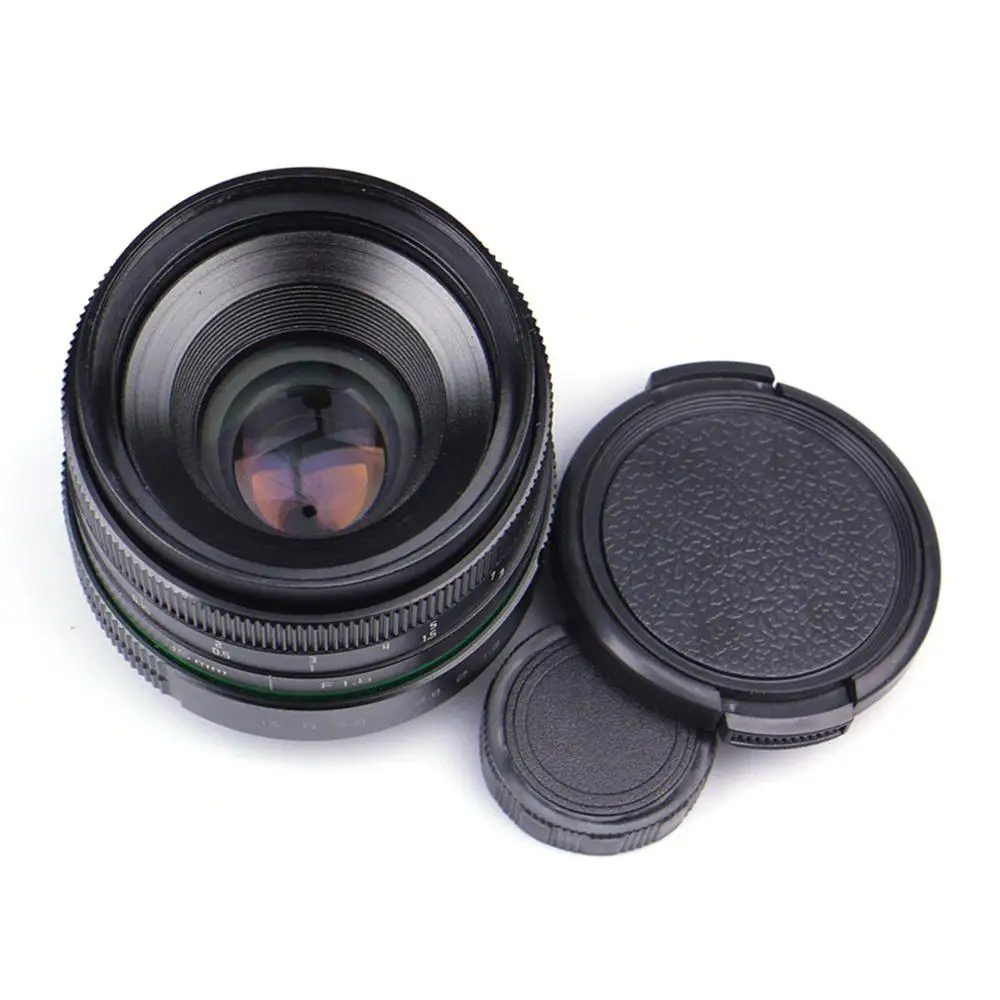 Металлический Мини-объектив Newyi Green 50 мм F1.8 с большой апертурой для Sony E mount Camera A6000