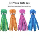 1 шт 8 ноги осьминог, мягкие плюшевые чучела собаки игрушки для игры на свежем воздухе интерактивные скрипучий игрушки для собак эхолот звучание Бумага жевать зубная игрушка