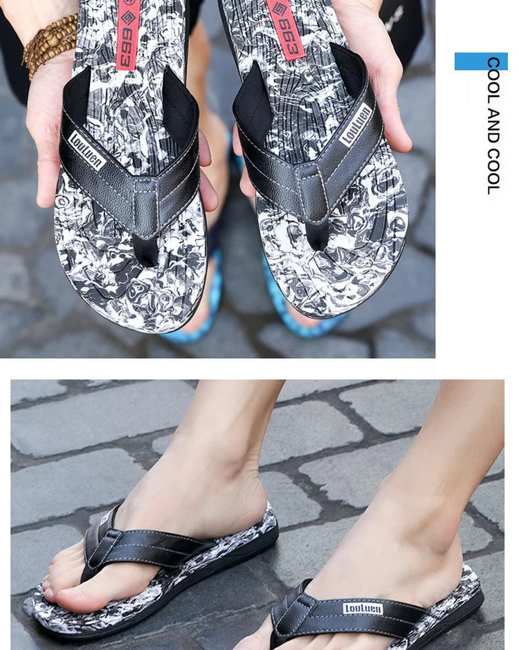Zapatillas hombre; Новинка года; Вьетнамки; мужские уличные повседневные красивые тапочки; высококачественные мужские банные тапочки на плоской подошве в полоску