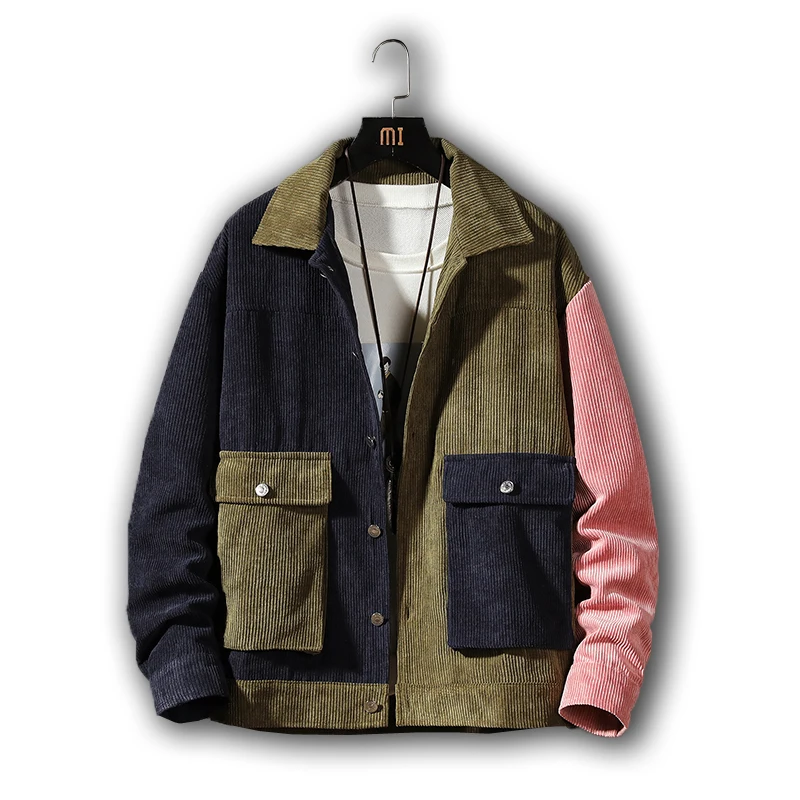 

Coat Men Outerwear Men's Jacket Spring Autumn 2021 New Korean Style Fashion Hiphop Streetwear Overalls Casual Jacket Male