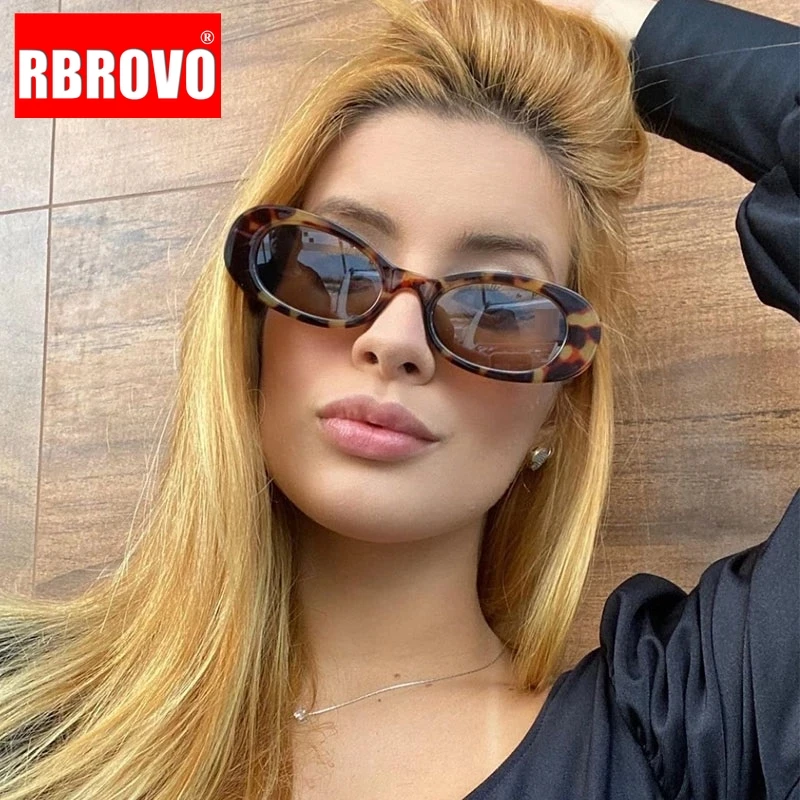 

Солнцезащитные очки RBROVO, женские, винтажные, Овальные, UV400, 2021