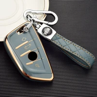 tpu car key cover case protective case for bmw mini cooper x1 x3 x4 x5 f15 x6 f16 g30 7 525li 530 320li key chain accessories