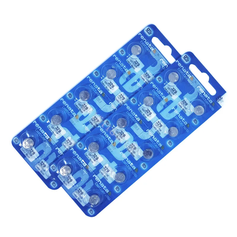 10 шт./лот Новый брендовый Renata долговечный 329 SR731SW SR62 D329V731 часы батарейка Кнопка