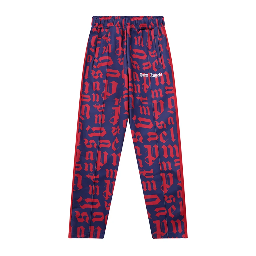 

Palm angels Street hip-hop Popular fashion personality all-match simple striped running casual Men's Sets 485412312