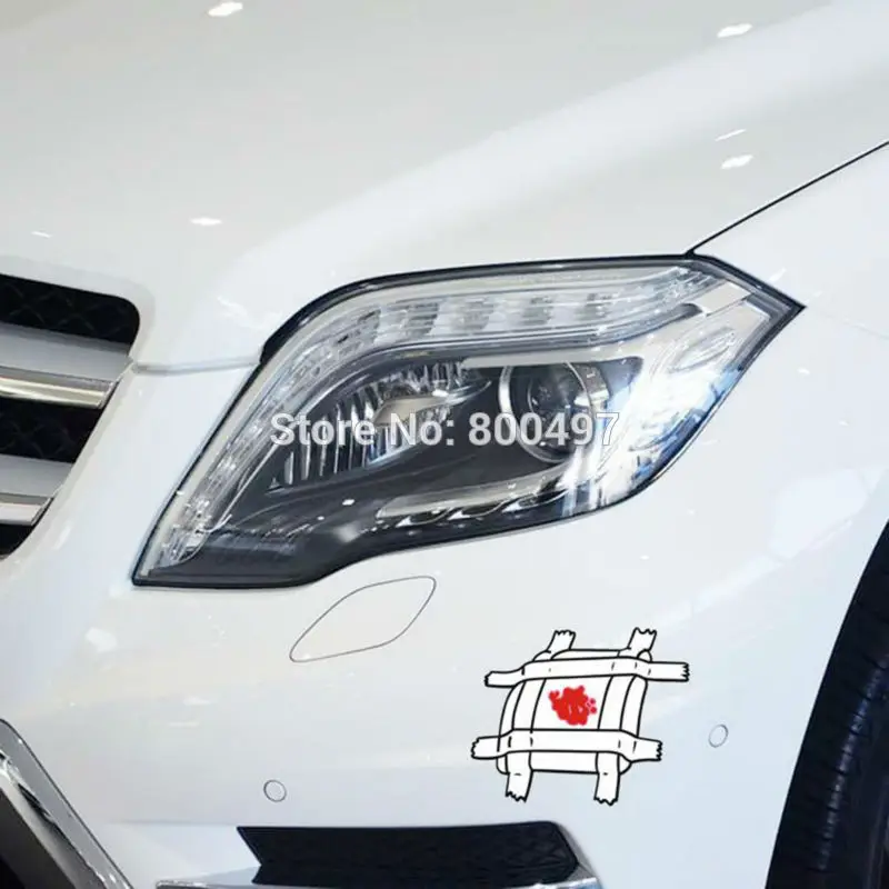 Забавные креативные автомобильные наклейки для чехла яркие на автомобиль Тесла