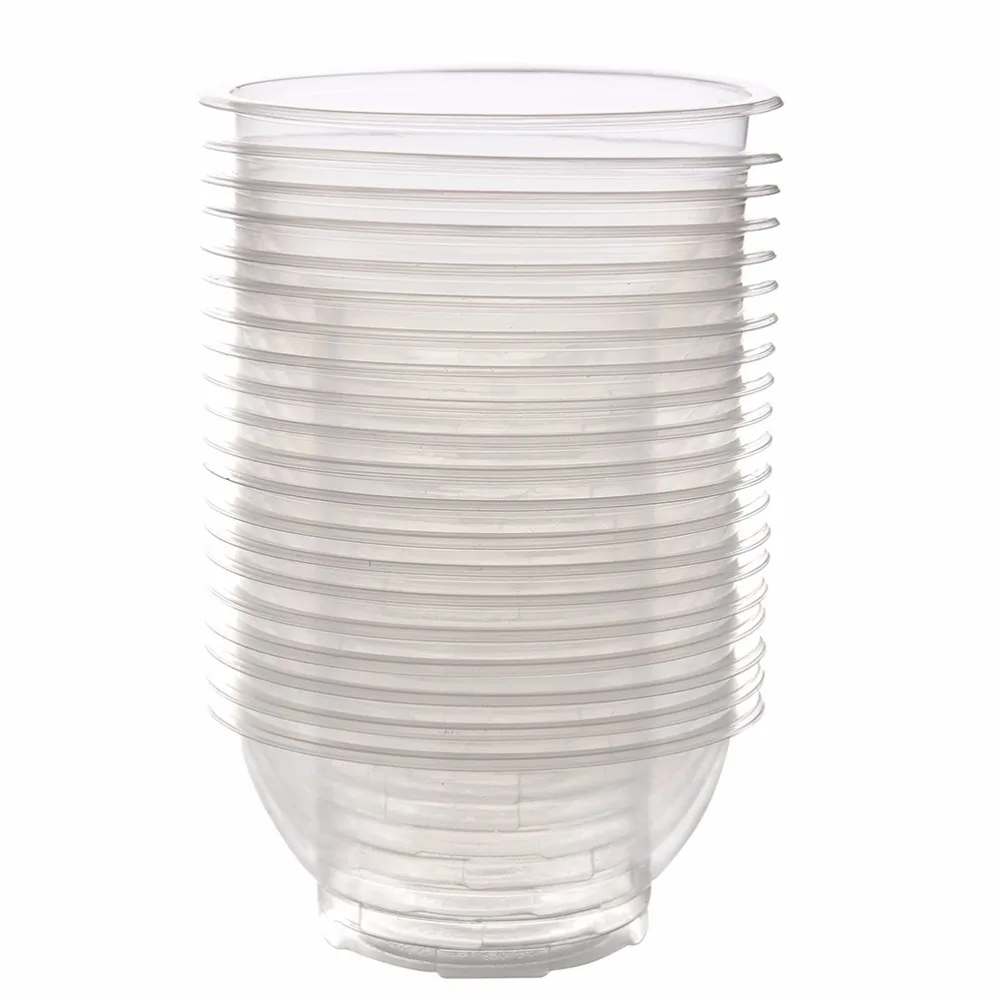 20 шт. Пикник вечерние Кемпинг одноразовые миски прозрачный Пластик рисовая чаша