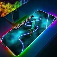 RGB Large Gaming Mouse Pad Anime Dungeon Mousepad Mice Rubber Desk Mat Computer Pad Keyboard Pad Laptop Notebook Pad
