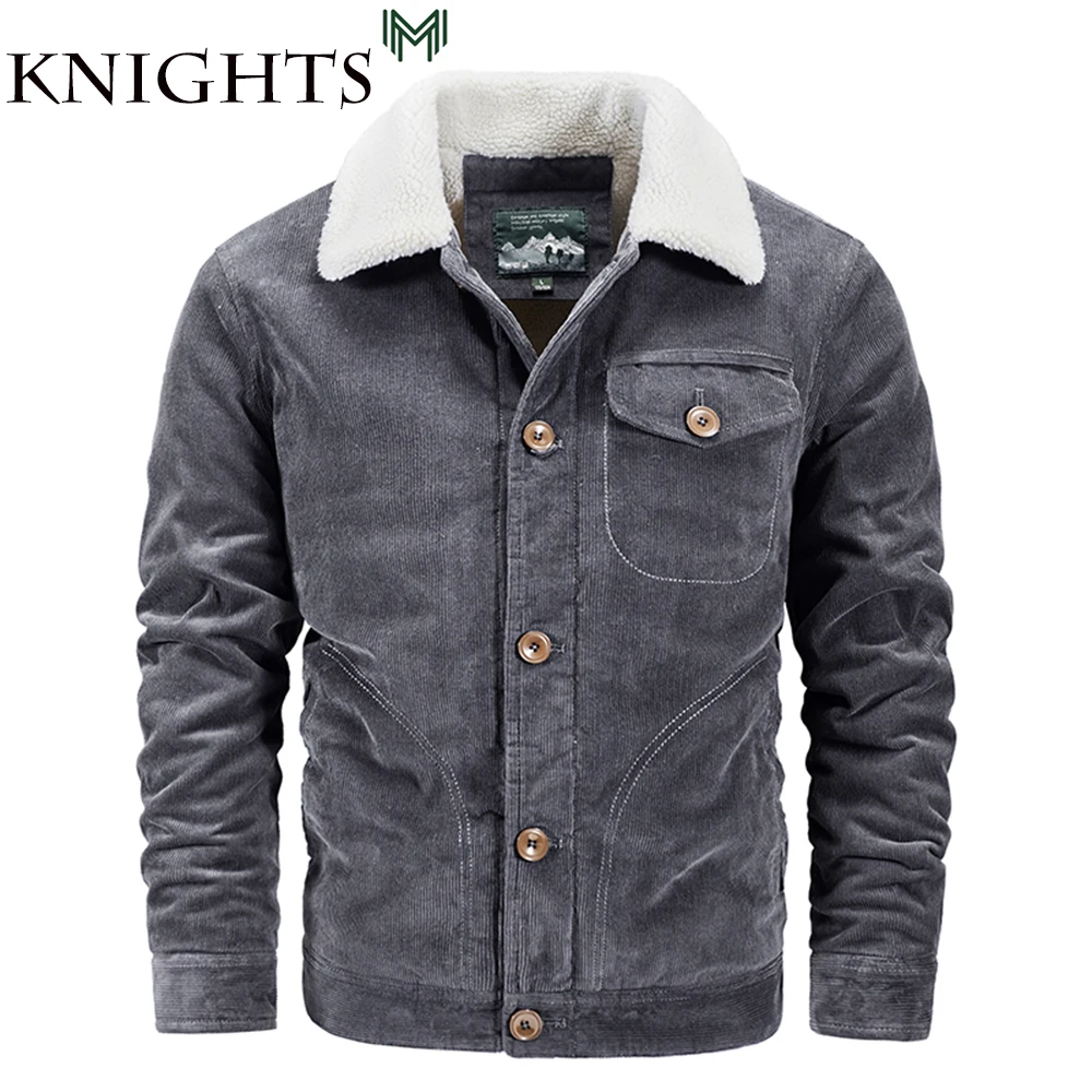 Новинка 2021 осенне-зимняя мужская куртка Вельветовая для мужчин бархатная