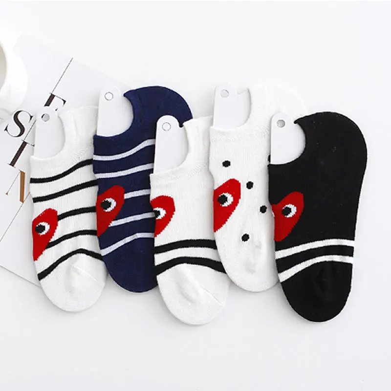 Детские ультратонкие Нескользящие хлопковые носки с короткие до лодыжки