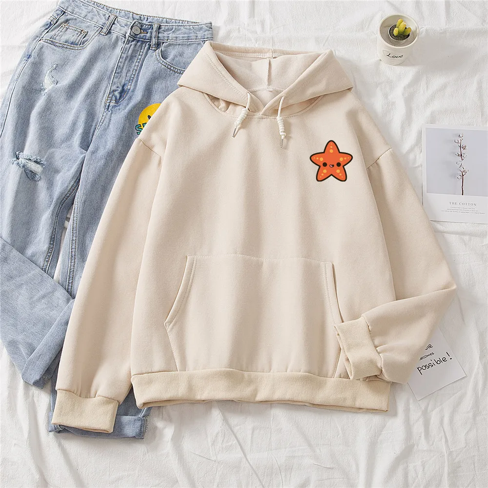 Warm Cotton Sweatshirts Graphic Hoodie Warm Hoodies Sportswear for Women Clothing Sweetshirt Cartoon Hood Hoodie Sudadera Mujer