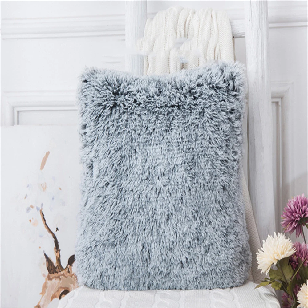 Наволочки 43 х43 см подушка для салона диванная наволочка Плюшевые Пушистые